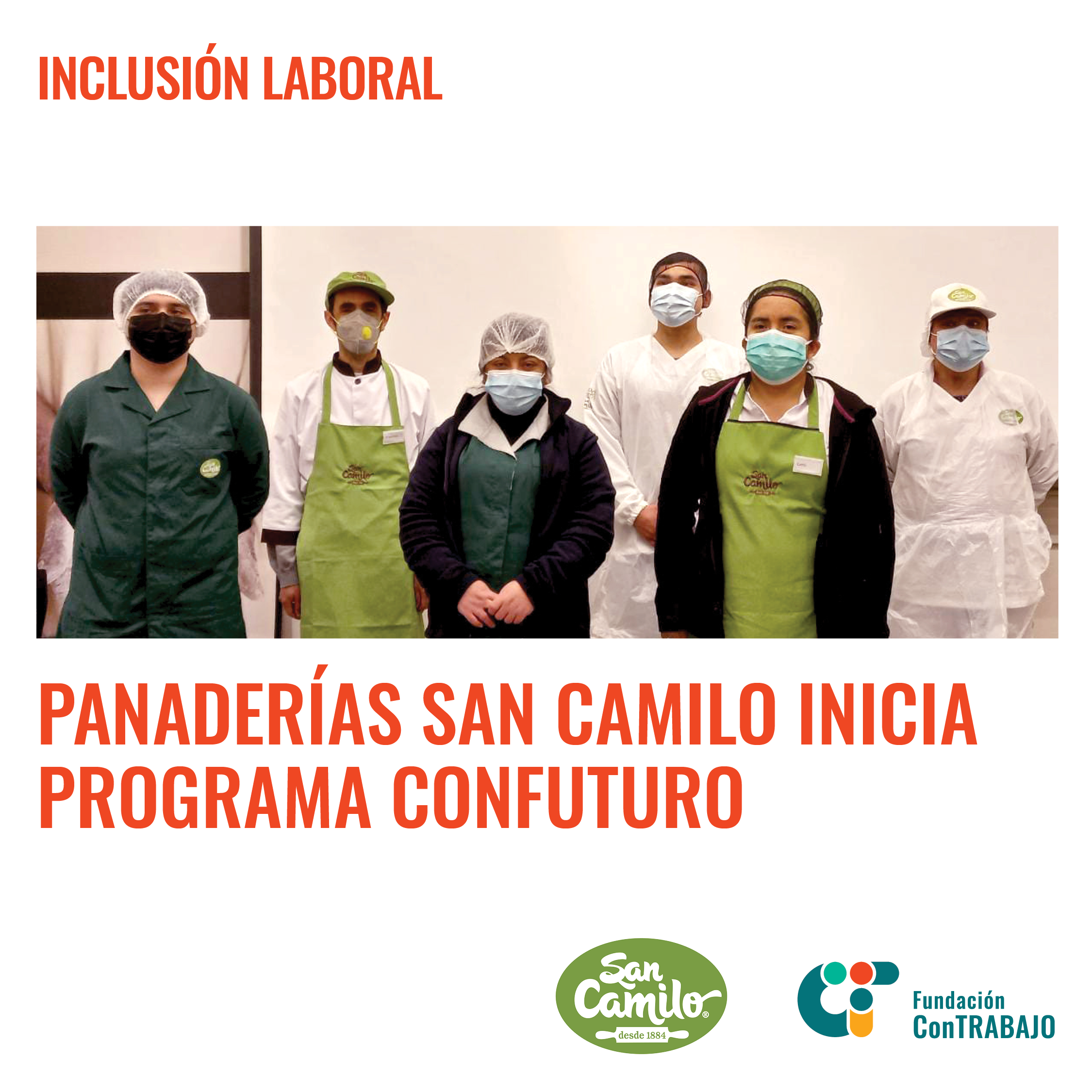 Trabajadores Panaderias San Camilo y programa ConFuturo